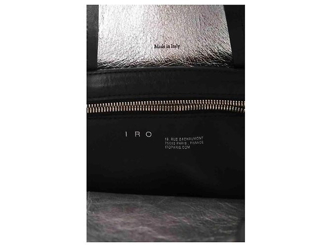 Iro Schultertasche aus schwarzem Leder - Ansicht 6