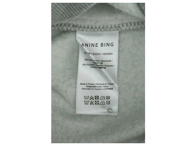 Sudadera Anine Bing de algodón gris XS - vista 6