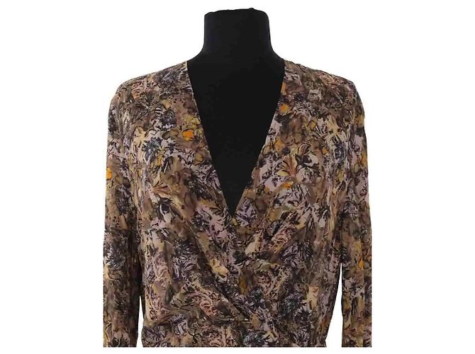 Vestido Mauri Iro caqui de viscosa - vista 2
