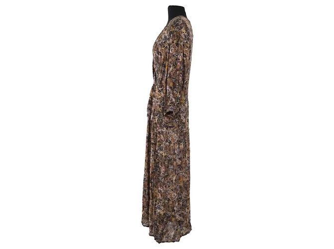 Vestido Mauri Iro caqui de viscosa - vista 3