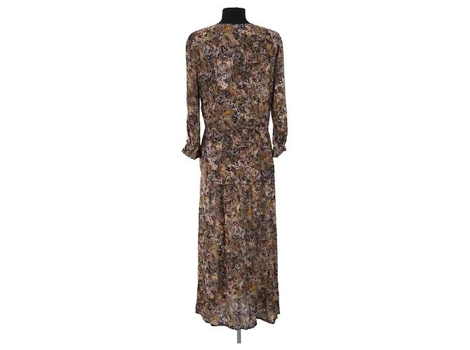 Vestido Mauri Iro caqui de viscosa - vista 4