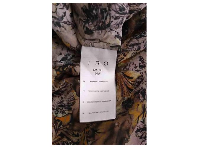 Vestido Mauri Iro caqui de viscosa - vista 6