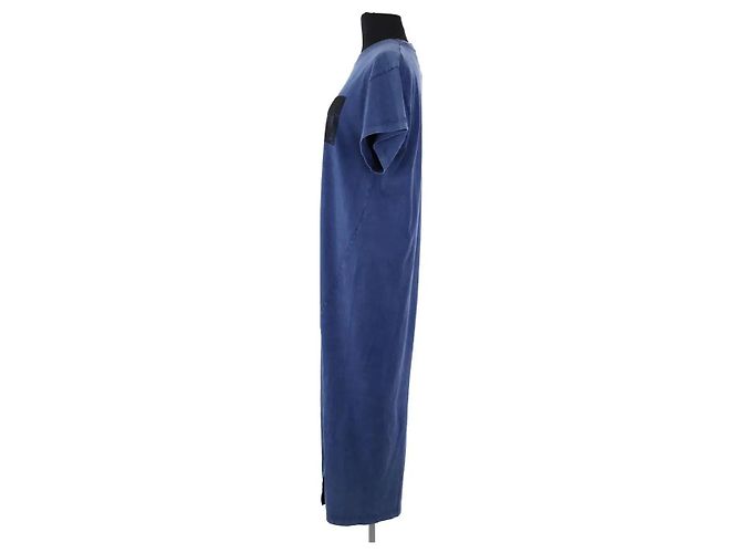 Abito Iro in cotone blu navy - vista 3