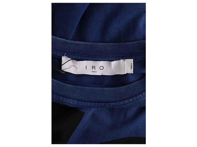 Abito Iro in cotone blu navy - vista 5