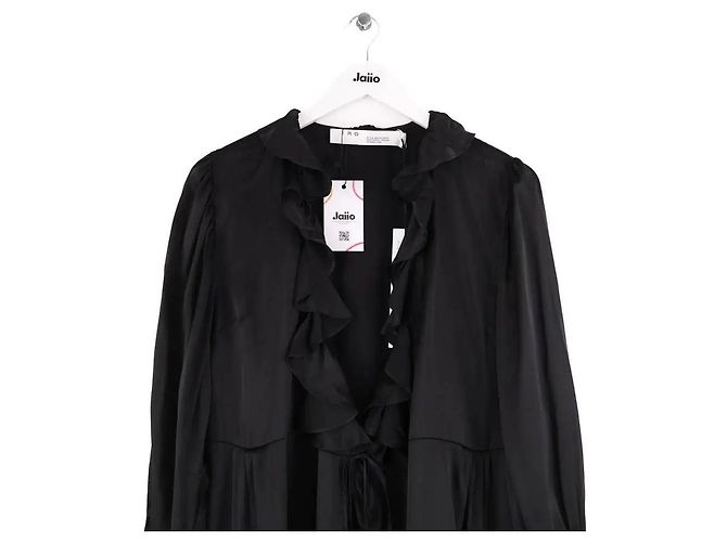Vestido Zest de seda preto Iro - vista 2