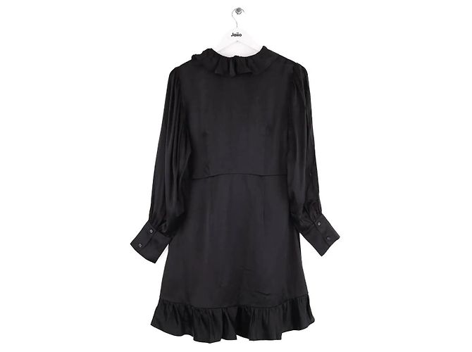 Vestido Zest de seda preto Iro - vista 3