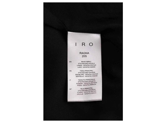 Vestido Ragna negro de viscosa Iro - vista 5