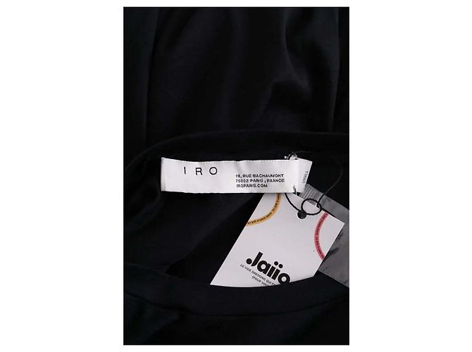 Vestido Luomos negro de viscosa Iro - vista 4