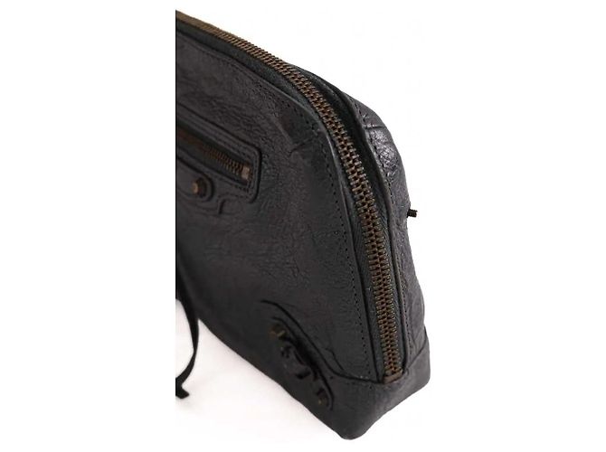 Balenciaga Pochette City antracite - vista 3