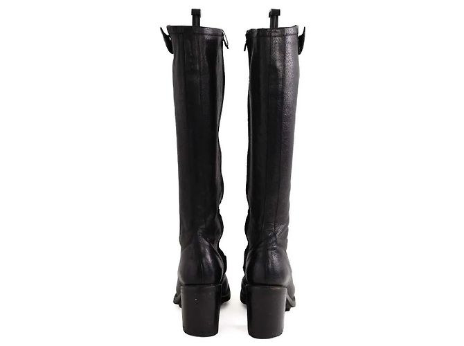 Botas de piel negra Free Lance - vista 2