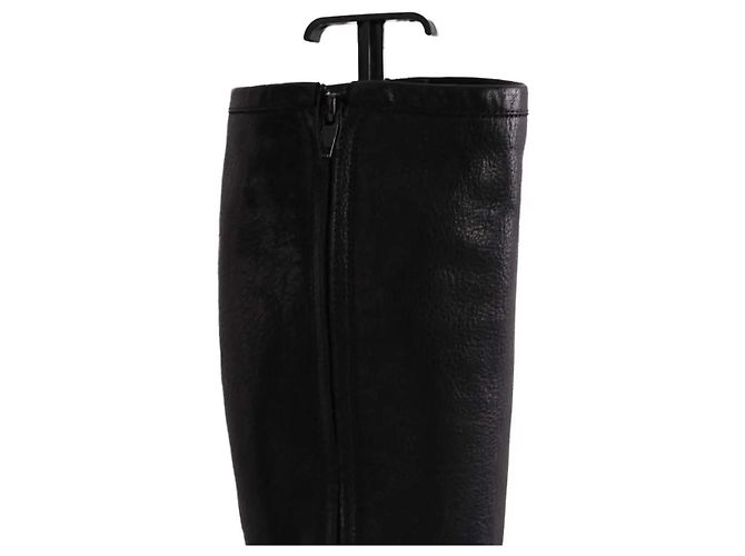 Botas de piel negra Free Lance - vista 4