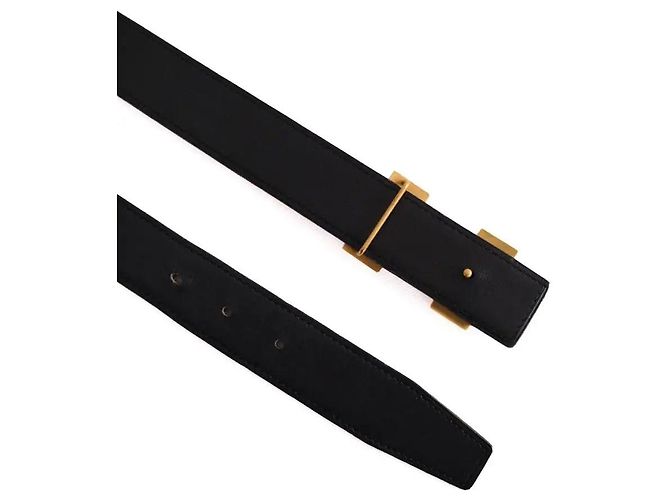 Cinturón Hermès de cuero marrón talla M - vista 4