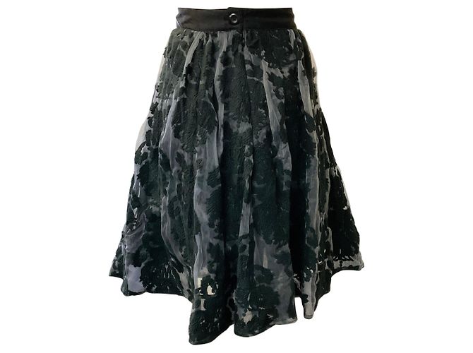 Autre Marque Trelise Cooper Like Hell Bestickter Rock Schwarz / Grau - Ansicht 3
