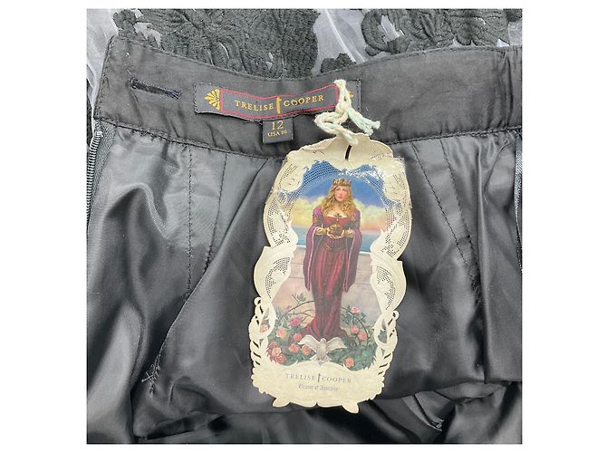 Autre Marque Trelise Cooper Like Hell Bestickter Rock Schwarz / Grau - Ansicht 4