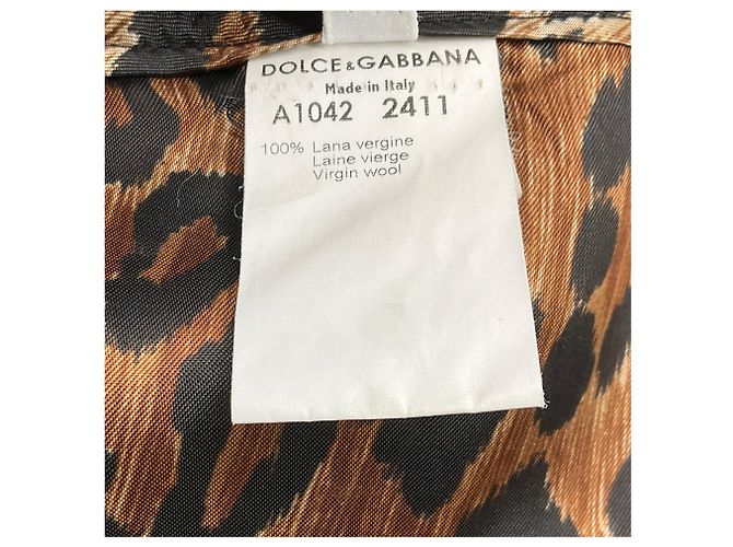 Gonna kilt in lana nera Dolce & Gabbana - vista 4