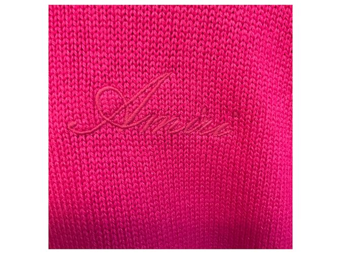 Jersey de cachemira Amiri con efecto desgastado fuchsia pink - vista 5