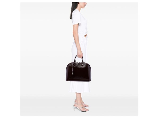 Borsa Louis Vuitton Electric Epi Alma GM Viola - vista 6