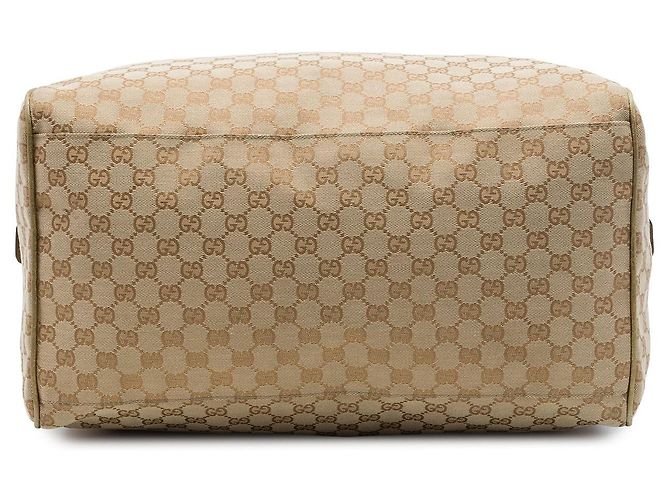 Mala de viagem Gucci GG Canvas Web bege - vista 3