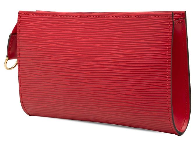 Pouch Louis Vuitton Epi Bucket PM rossa - vista 2
