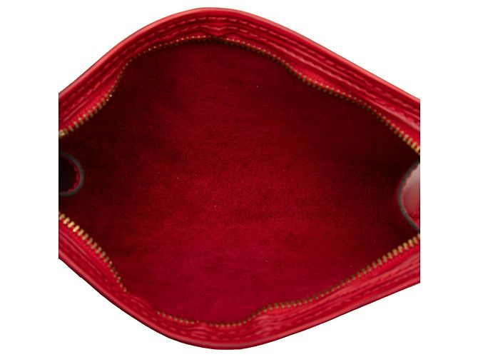Pouch Louis Vuitton Epi Bucket PM rossa - vista 4