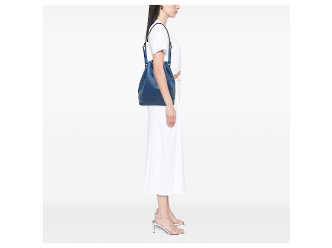 Louis Vuitton Epi Noe GM Beuteltasche Blau - Ansicht 7