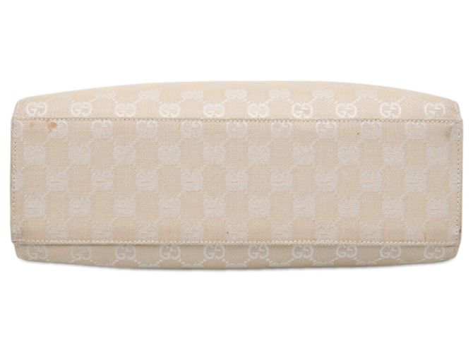 Borsa Gucci GG Canvas Bamboo marrone - vista 3