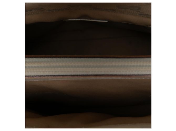 Borsa Gucci GG Canvas Bamboo marrone - vista 4