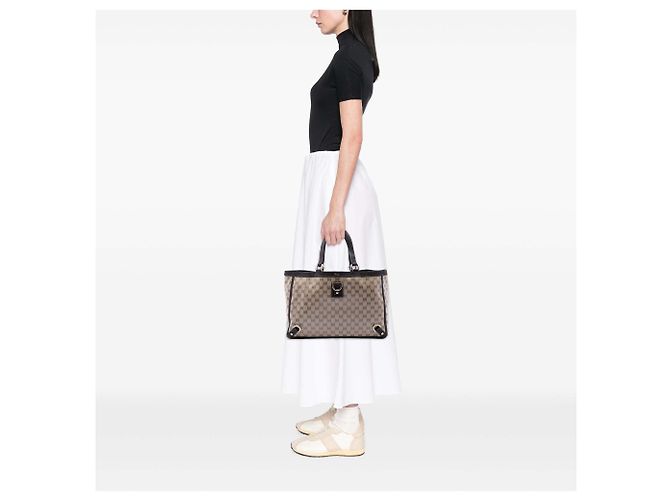 Gucci GG Crystal Abbey D Ring Tote Beige - Ansicht 6