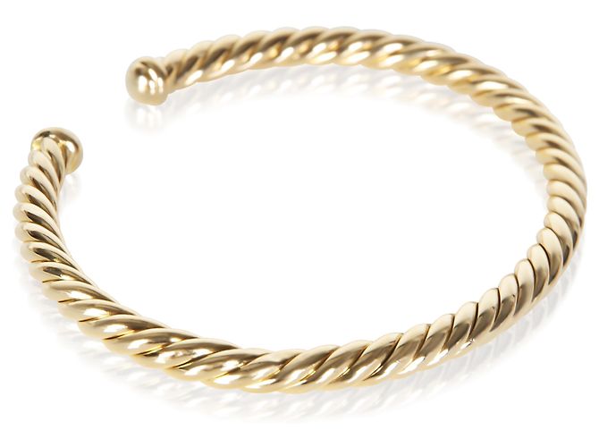 Pulsera David Yurman Cable Flex 4mm en oro amarillo - vista 3