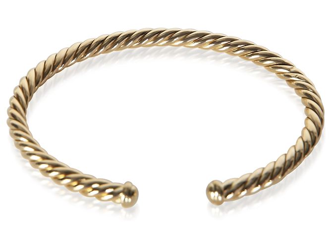 Pulsera David Yurman Cable Flex 4mm en oro amarillo - vista 4