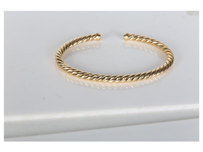 Pulsera David Yurman Cable Flex 4mm en oro amarillo - vista 5
