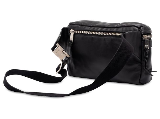 Autre Marque Borsa cintura City Saint Laurent in pelle nera - vista 2