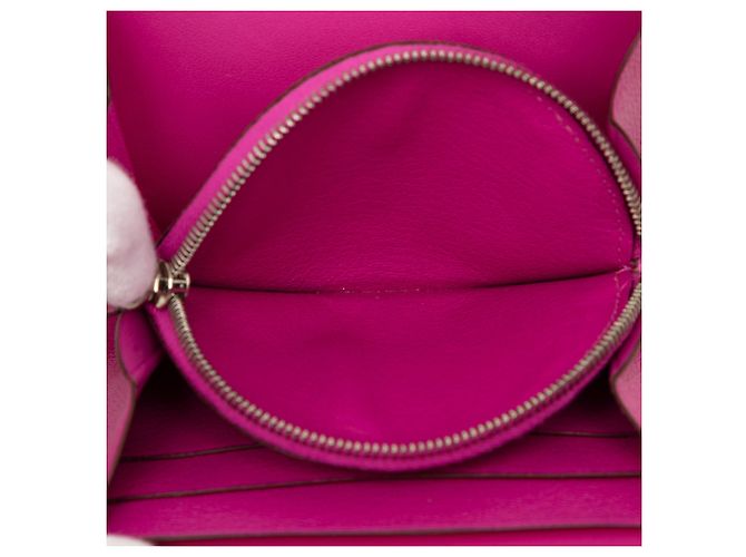 Cartera compacta Hermès Chevre Mysore 1938 Rosa Carteras pequeñas - vista 4