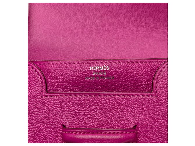 Cartera compacta Hermès Chevre Mysore 1938 Rosa Carteras pequeñas - vista 5