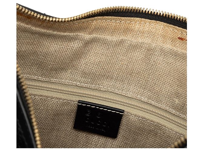 Borsa a tracolla Gucci Margaux in Microguccissima nera - vista 6