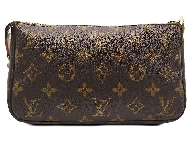 Borsa a tracolla Louis Vuitton Monogram Pochette Accessoires Marrone - vista 2