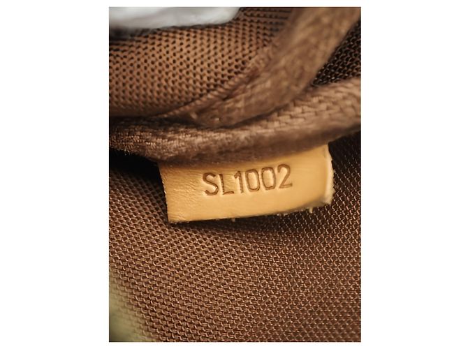 Borsa a tracolla Louis Vuitton Monogram Pochette Accessoires Marrone - vista 4