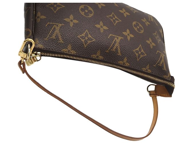 Borsa a tracolla Louis Vuitton Monogram Pochette Accessoires Marrone - vista 5