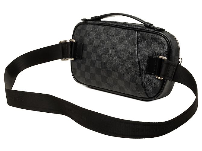 Louis Vuitton Ambler Gürteltasche Damier Graphite Schwarz - Ansicht 2