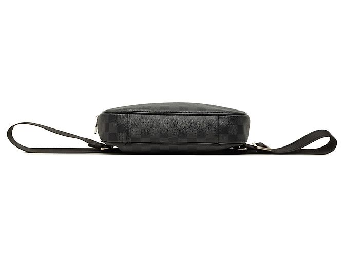 Louis Vuitton Ambler Gürteltasche Damier Graphite Schwarz - Ansicht 3