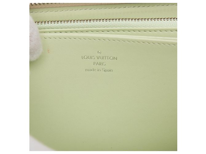 Portafoglio Louis Vuitton Monogram Mahina Reverse Zippy Beige - vista 5