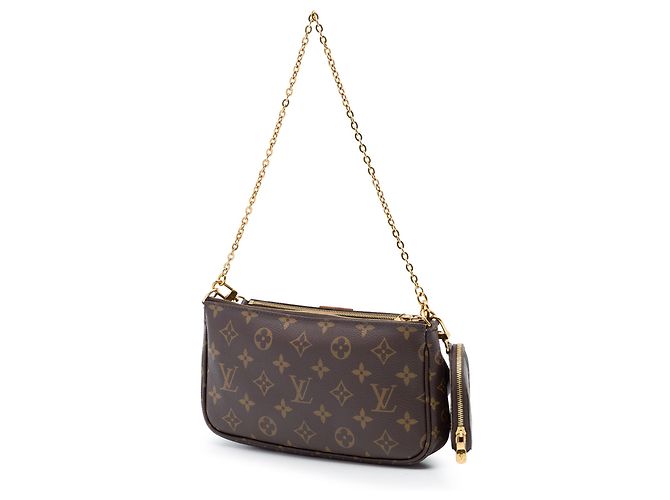 Louis Vuitton Monogram Multi Pochette Accessoires Satchel Tasche Braun - Ansicht 2