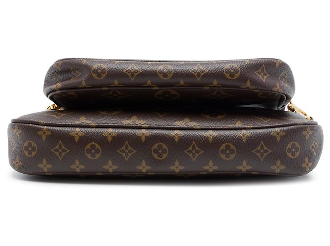 Louis Vuitton Monogram Multi Pochette Accessoires Satchel Tasche Braun - Ansicht 3