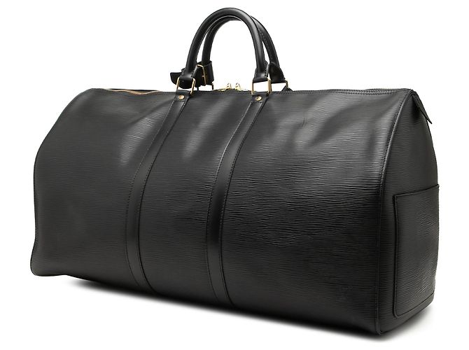 Sac de voyage Louis Vuitton Epi Keepall 55 Noir - vue 2