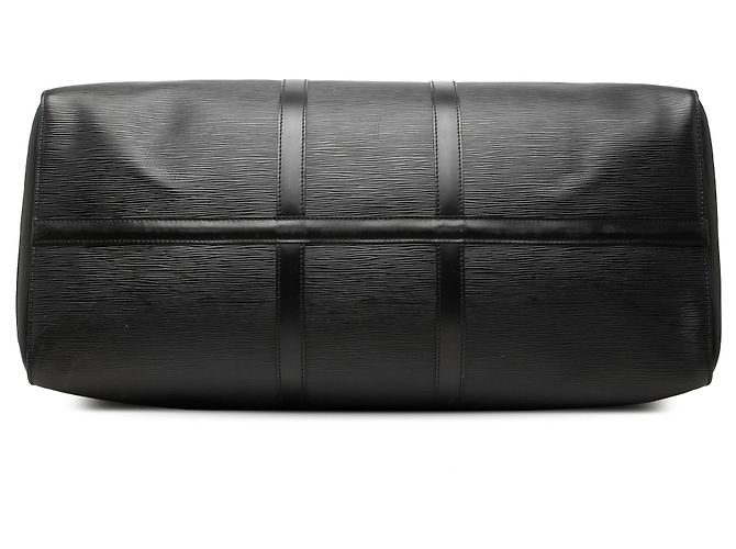 Sac de voyage Louis Vuitton Epi Keepall 55 Noir - vue 3