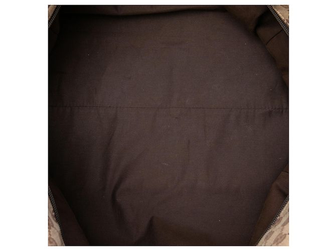 Sac Duffle Gucci GG Canvas Web Beige - vue 4