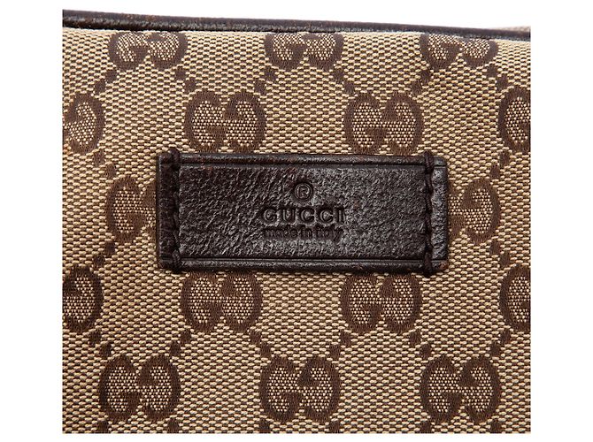 Sac Duffle Gucci GG Canvas Web Beige - vue 5