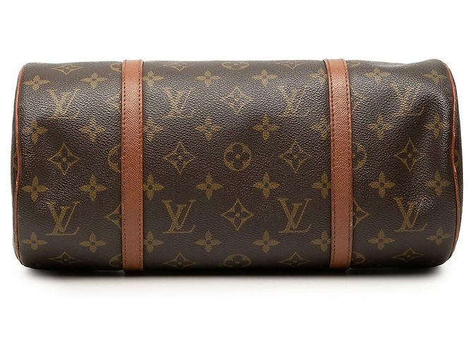 Bolso de mano Louis Vuitton Monogram Papillon 30 Marrón - vista 3