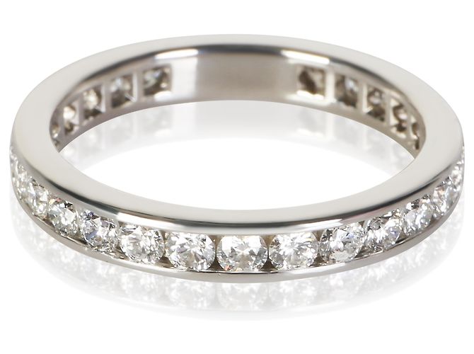 Fede Eternity Tiffany & Co. in Platino con Diamanti a Canale - vista 4