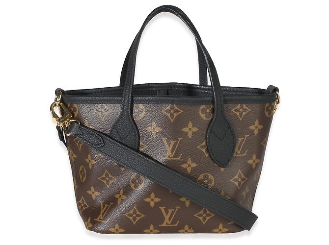 Louis Vuitton Black Monogram Canvas Neverfull Bandouliere Inside Out BB - vista 2